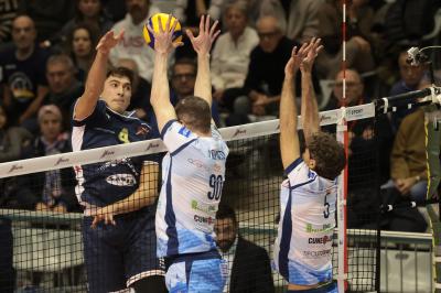 RAVENNA 1/12/2024.  VOLLEY PALLAVOLO. Consar Ravenna - MA Acqua S.Bernardo Cuneo.