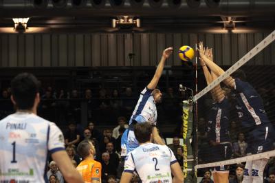 RAVENNA 1/12/2024.  VOLLEY PALLAVOLO. Consar Ravenna - MA Acqua S.Bernardo Cuneo.