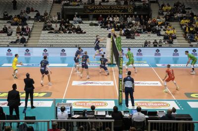 RAVENNA 22/12/2024. VOLLEY PALLAVOLO. Consar Ravenna -  Banca Macerata Fisiomed 3-1.