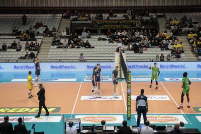 RAVENNA 22/12/2024. VOLLEY PALLAVOLO. Consar Ravenna -  Banca Macerata Fisiomed 3-1.