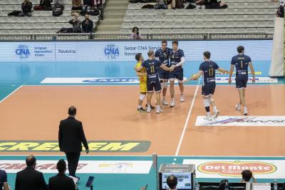 RAVENNA 22/12/2024. VOLLEY PALLAVOLO. Consar Ravenna -  Banca Macerata Fisiomed 3-1.