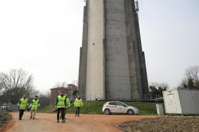 RAVENNA 24/02/2025. HERA RAVENNA - Visita al cantiere acquedotto di Via antica Popilia