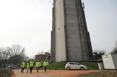 RAVENNA 24/02/2025. HERA RAVENNA - Visita al cantiere acquedotto di Via antica Popilia