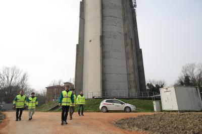 RAVENNA 24/02/2025. HERA RAVENNA - Visita al cantiere acquedotto di Via antica Popilia