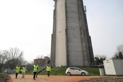 RAVENNA 24/02/2025. HERA RAVENNA - Visita al cantiere acquedotto di Via antica Popilia