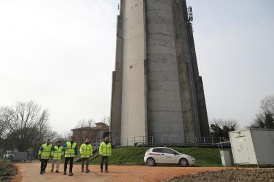 RAVENNA 24/02/2025. HERA RAVENNA - Visita al cantiere acquedotto di Via antica Popilia