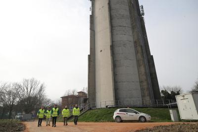 RAVENNA 24/02/2025. HERA RAVENNA - Visita al cantiere acquedotto di Via antica Popilia