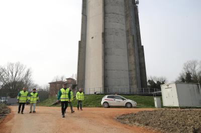 RAVENNA 24/02/2025. HERA RAVENNA - Visita al cantiere acquedotto di Via antica Popilia