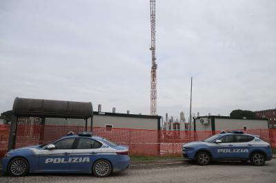 RAVENNA 25/02/2025. INFORTUNIO SUL LAVORO CANTIERE SCUOLA A PONTE NUOVO IN VIA DEI PINI