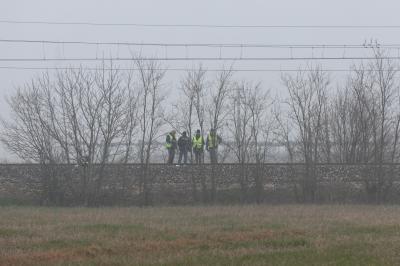 RAVENNA 25/02/2025. CORPO DI UNA RAGAZZA TROVATO SULLA FERROVIA LUNGO LA LINEA RAVENNE RIMINI ALLE PORTE DI CLASSE