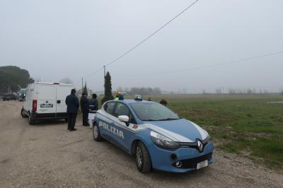 RAVENNA 25/02/2025. CORPO DI UNA RAGAZZA TROVATO SULLA FERROVIA LUNGO LA LINEA RAVENNE RIMINI ALLE PORTE DI CLASSE