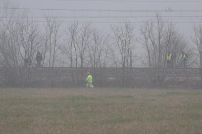 RAVENNA 25/02/2025. CORPO DI UNA RAGAZZA TROVATO SULLA FERROVIA LUNGO LA LINEA RAVENNE RIMINI ALLE PORTE DI CLASSE