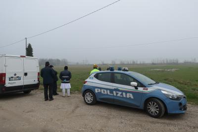 RAVENNA 25/02/2025. CORPO DI UNA RAGAZZA TROVATO SULLA FERROVIA LUNGO LA LINEA RAVENNE RIMINI ALLE PORTE DI CLASSE