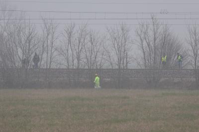 RAVENNA 25/02/2025. CORPO DI UNA RAGAZZA TROVATO SULLA FERROVIA LUNGO LA LINEA RAVENNE RIMINI ALLE PORTE DI CLASSE