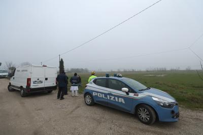 RAVENNA 25/02/2025. CORPO DI UNA RAGAZZA TROVATO SULLA FERROVIA LUNGO LA LINEA RAVENNE RIMINI ALLE PORTE DI CLASSE