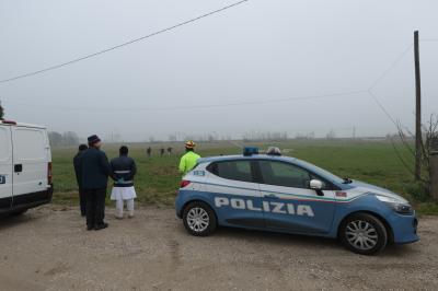 RAVENNA 25/02/2025. CORPO DI UNA RAGAZZA TROVATO SULLA FERROVIA LUNGO LA LINEA RAVENNE RIMINI ALLE PORTE DI CLASSE