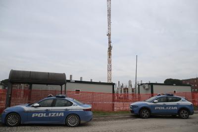 RAVENNA 25/02/2025. IINFORTUNIO SUL LAVORO CANTIERE SCUOLA A PONTE NUOVO IN VIA DEL PINO