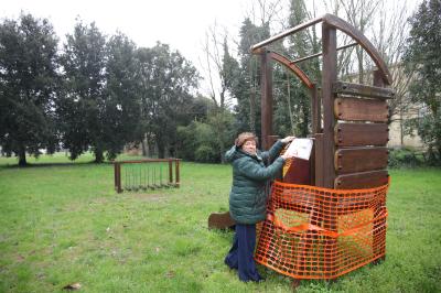 RAVENNA 26/02/2025. PARCO GIOCHI DI SAN ZACCARIA. Alcuni dei giochi non sono più agibili. Mengozzi Maria Luisa