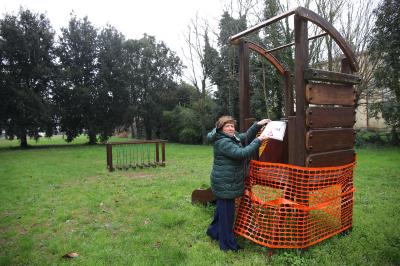 RAVENNA 26/02/2025. PARCO GIOCHI DI SAN ZACCARIA. Alcuni dei giochi non sono più agibili. Mengozzi Maria Luisa