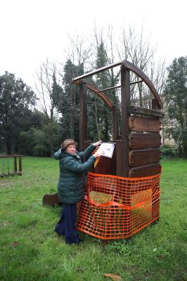 RAVENNA 26/02/2025. PARCO GIOCHI DI SAN ZACCARIA. Alcuni dei giochi non sono più agibili. Mengozzi Maria Luisa